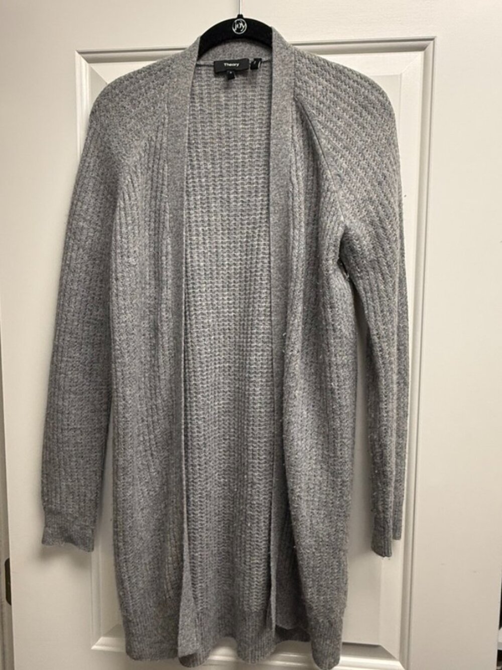 Theory Cashmere Gray Cardigan
